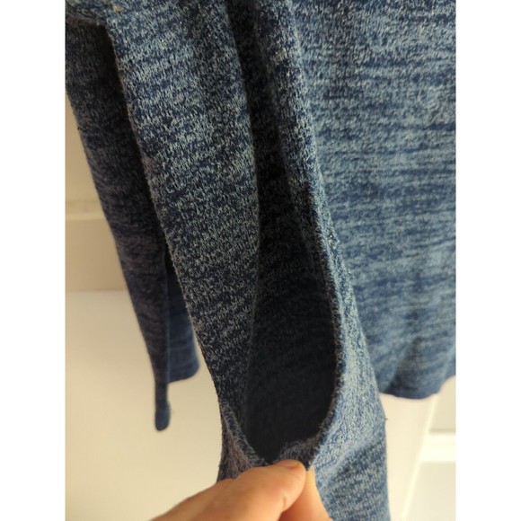 AXYEH Women's M Blue Wrap Cowl Knit Sweater Oversized Stretch Cozy - Picture 7 of 11